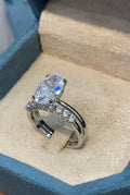 Bague ovale double