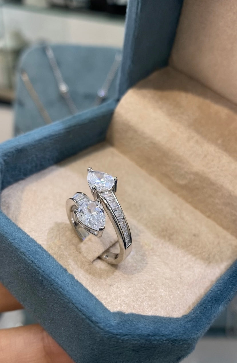 Bague Double Goutte