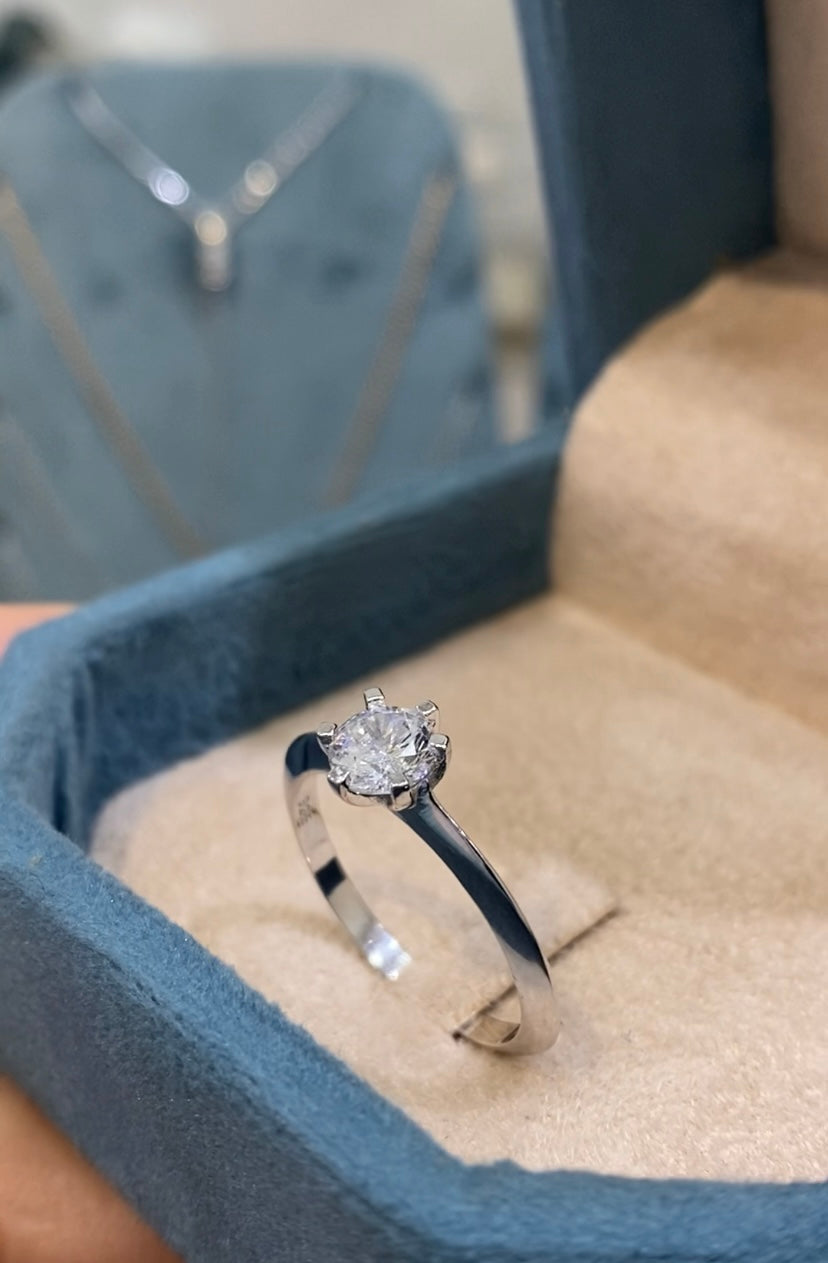 bague Solitaire classique