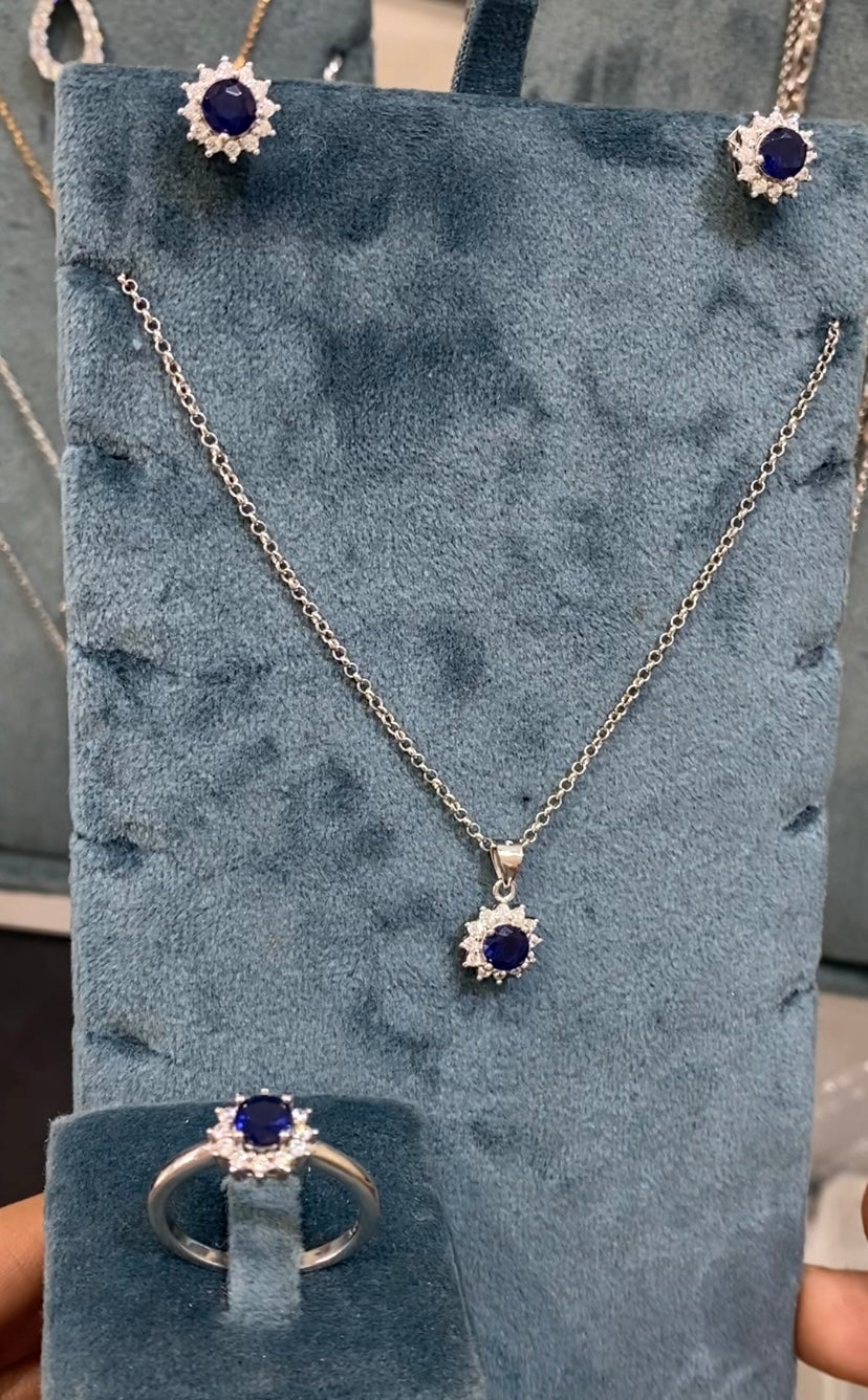 Parure Soleil Bleu