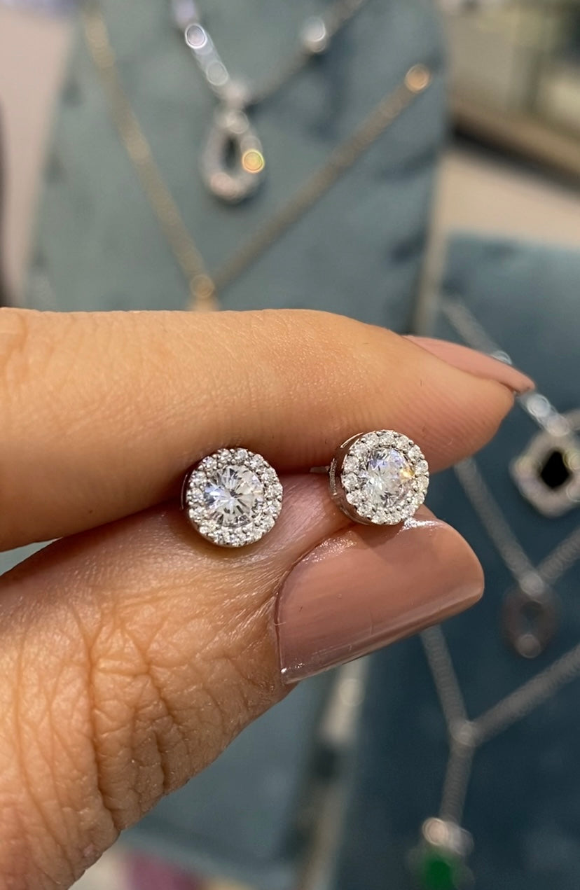 Boucles d'Oreilles Halo
