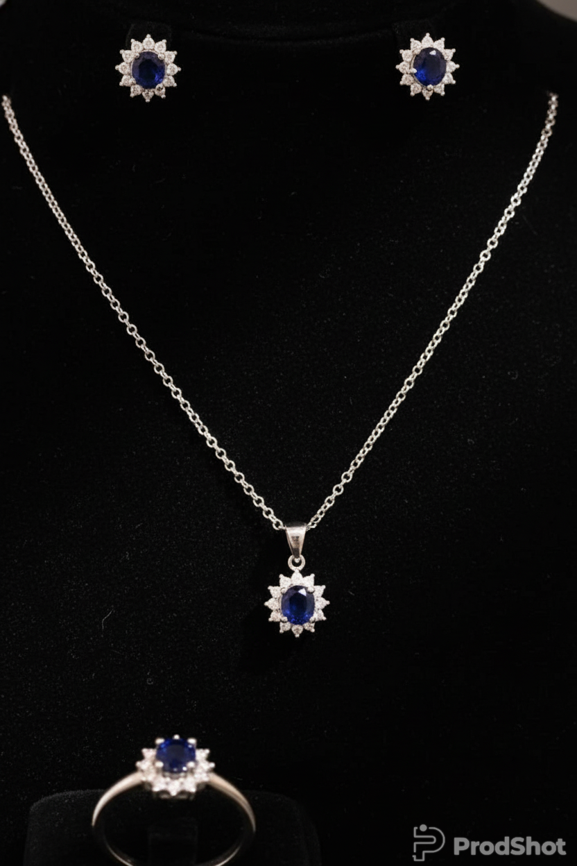Parure Soleil Bleu